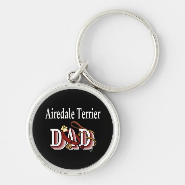 Llavero Airedale Terrier Dad (Frente)