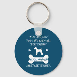 Llavero Airedale Terrier Dog Mejor Amigo Keychain