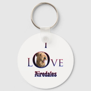 Llavero Airedale Terrier I Love