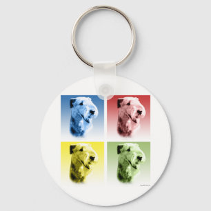 Llavero Airedale Terrier Pop Art