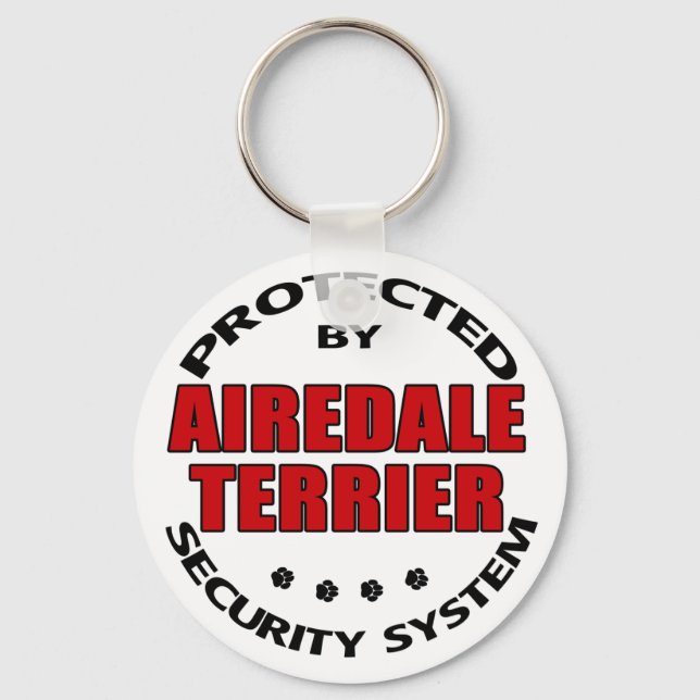 Llavero Airedale Terrier Security (Anverso)