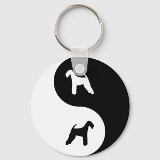 Llavero Airedale Terrier Yin Yang