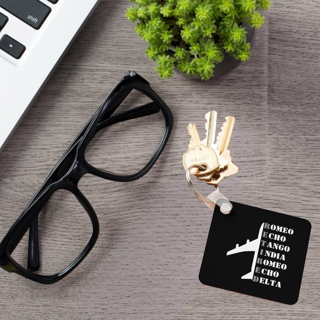 Llavero Airplane Retired Nato Phonetic Alphabet Aviation (Subido por el creador)