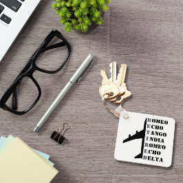 Llavero Airplane Retired Nato Phonetic Alphabet Aviation