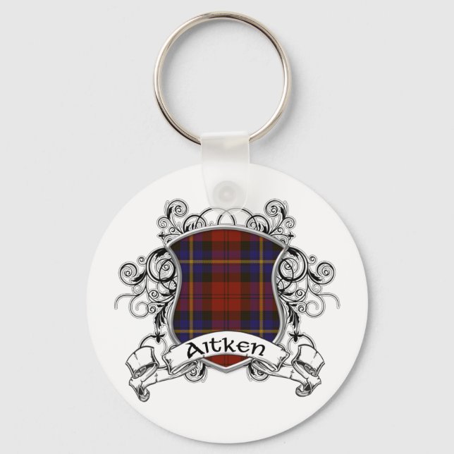 Llavero Aitken Tartan Shield (Anverso)
