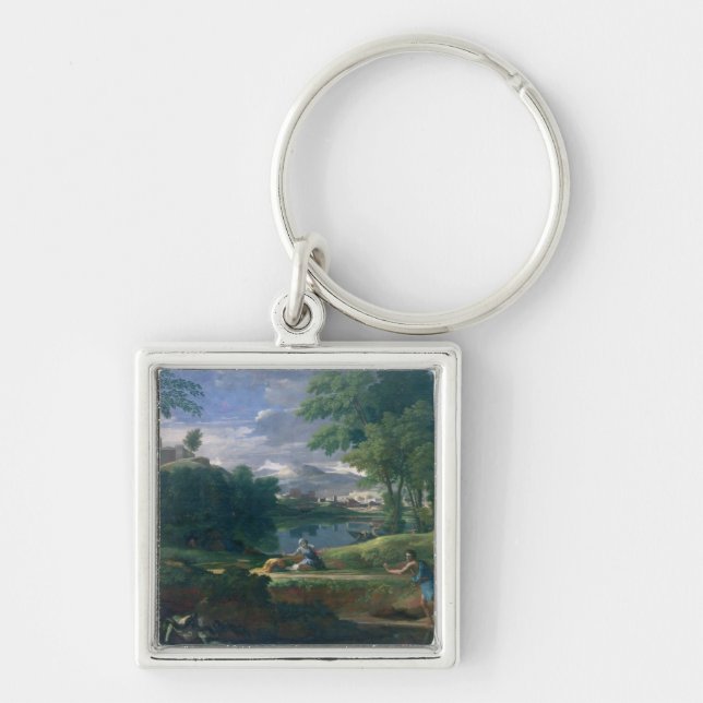 Llavero Ajardine con un hombre matado por una serpiente, (Frente)