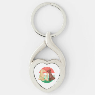 Llavero Ajedrez - Regalo de piezas de ajedrez para jugador