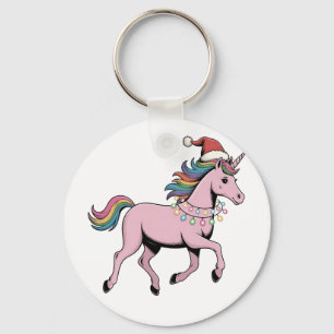 Llavero Ajolote Divertido Gorro de Santa Navidad Outfit
