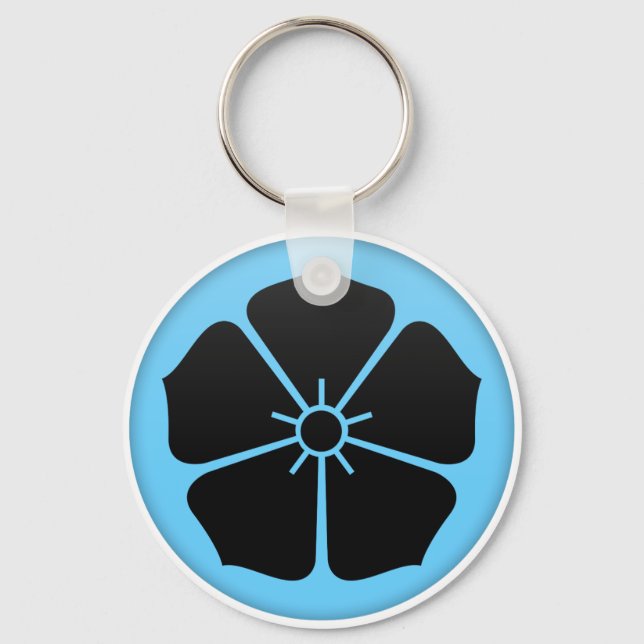 Llavero Akechi Clan Kamon (Anverso)