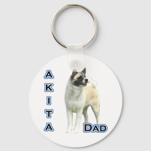 Llavero Akita Dad 4 - Keychain (Anverso)