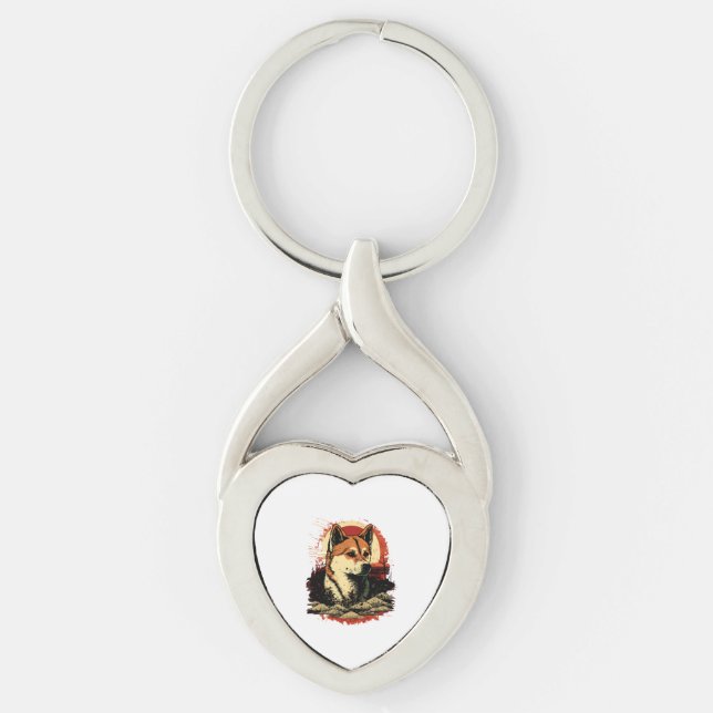 Llavero Akita Inu Dog (Anverso)