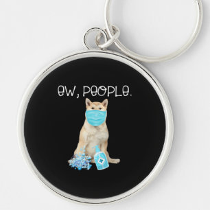Llavero Akita inu   Nuevas personas perro con un regalo de