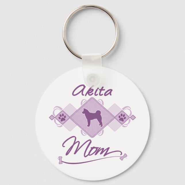 Llavero Akita Mom (Anverso)