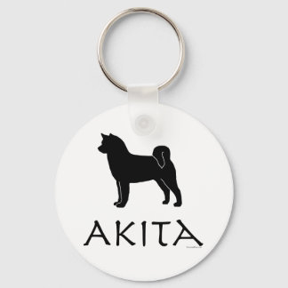 Llavero Akita Silhouette