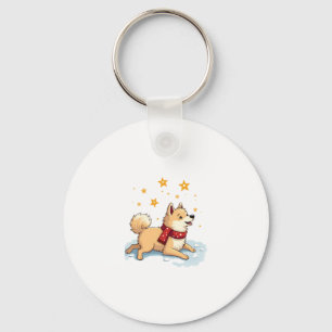 Llavero Akita Snowball