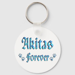 Llavero Akitas para siempre