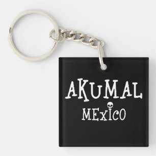 Llavero Akumal México Design - Keychain acrílico