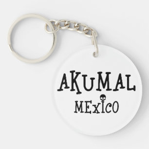 Llavero Akumal México Design - Keychain acrílico