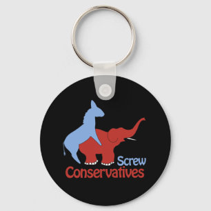 Llavero Al diablo con los conservadores