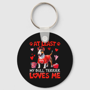 Llavero Al Menos Mi Bull Terrier Me Ama Pecado de San Vale