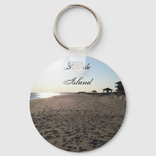 Llavero Al oeste, Rhode Island Keychain
