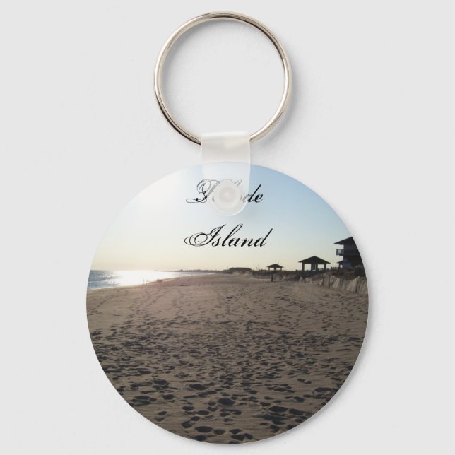Llavero Al oeste, Rhode Island Keychain (Anverso)