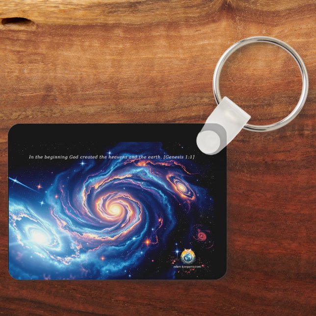 Llavero Al principio, Dios y el Verso de la Creación (Anverso)