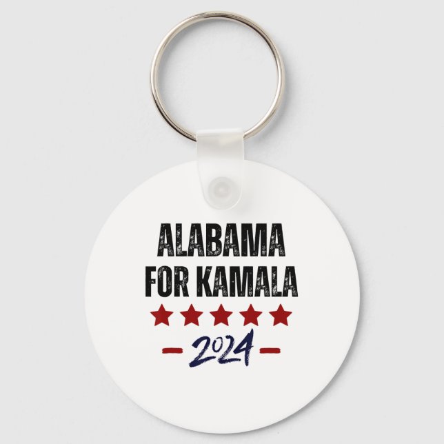 Llavero Alabama Para Kamala 2024 Dnc Kamala Harris Apodado (Anverso)