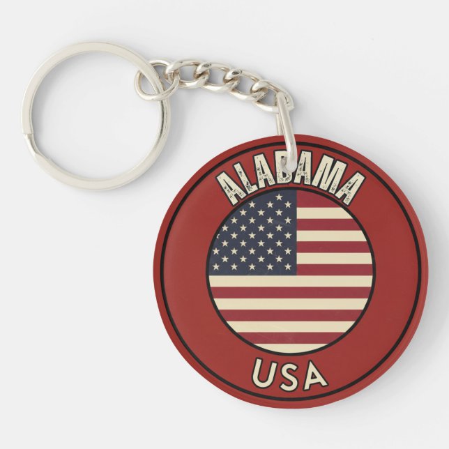 Llavero Alabama State Flag (Frente)