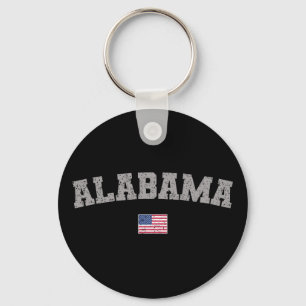 Llavero Alabama State USA Flag Vintage