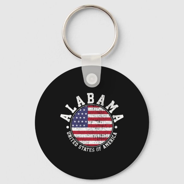 Llavero Alabama Vintage (Anverso)