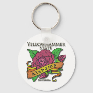 Llavero Alabama Yellowhammer State Camellias