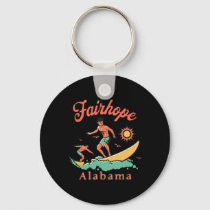Llavero Alama Fairhope Surfista Al Vacaciones Playa Surf