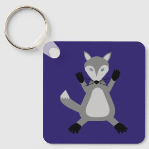Llavero Alarmante Personalizado de Lobo de Halloween