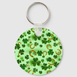 Llavero Alarmante tracción verde, herradura, buena cerradu