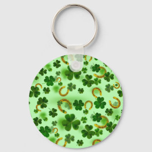 Llavero Alarmante tracción verde, herradura, buena cerradu