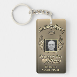 Llavero Alas conmemorativas del oro del personalizado Aña