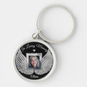 Llavero Alas de Ángel de Recuerdo Personalizadas Agregar F