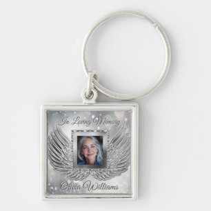 Llavero Alas de Ángel de Recuerdo Personalizadas Agregar F