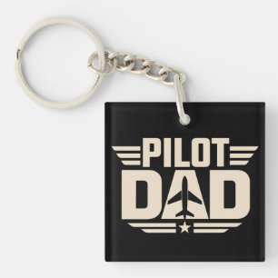 Llavero Alas de Aviador Padre Piloto