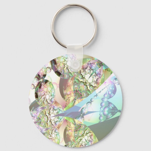 Llavero Alas de los ángeles - Cristales celestiales y anti (Anverso)