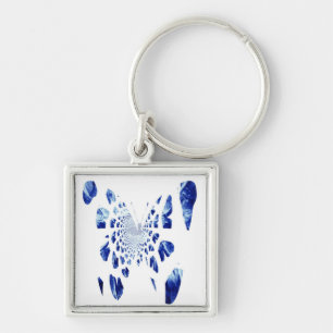 Llavero Alas de mariposa azul
