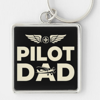 Llavero Alas de Papá Piloto