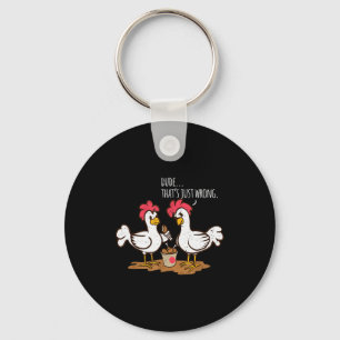 Llavero Alas de Pollo de Comida Rápida Divertidas de Pollo