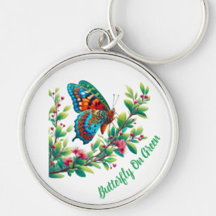 Llavero "Alas Esmeraldas: Keychain de la Naturaleza"
