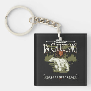 Llavero Alaska está llamando y debo ir a diseñar Keychain.