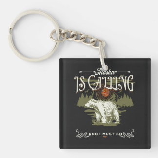 Llavero Alaska está llamando y debo ir a diseñar Keychain.