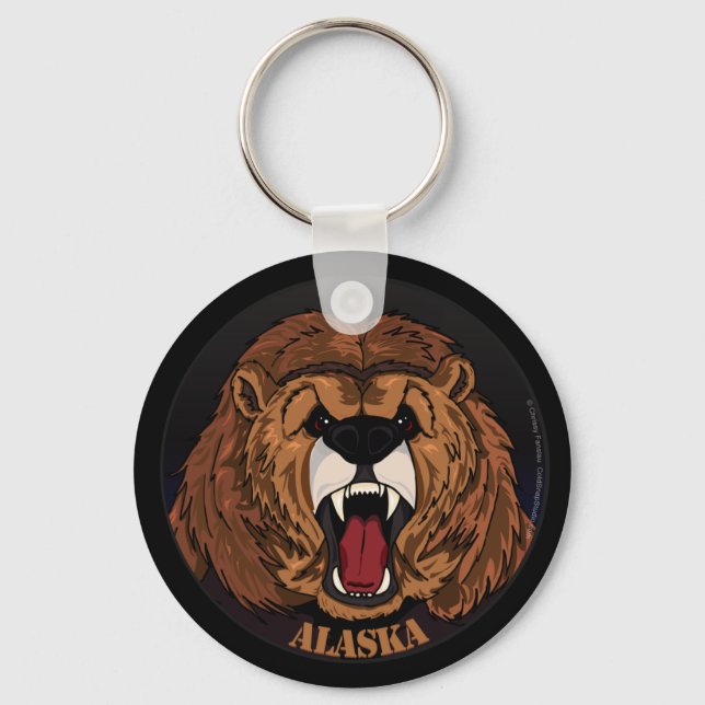 Llavero Alaska Grizzly Keychain (Anverso)
