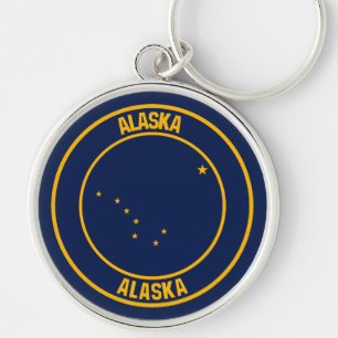 Llavero Alaska Round Emblem