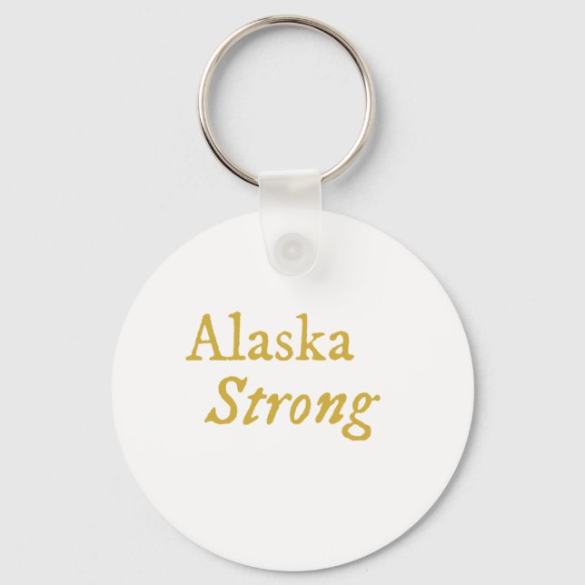 Llavero Alaska Strong (Anverso)